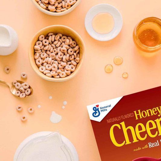 Honey Nut Cheerios, Heart Healthy Cereal with Whole Grain Oats for a Cholesterol-Friendly Morning Routine, 10.8 oz