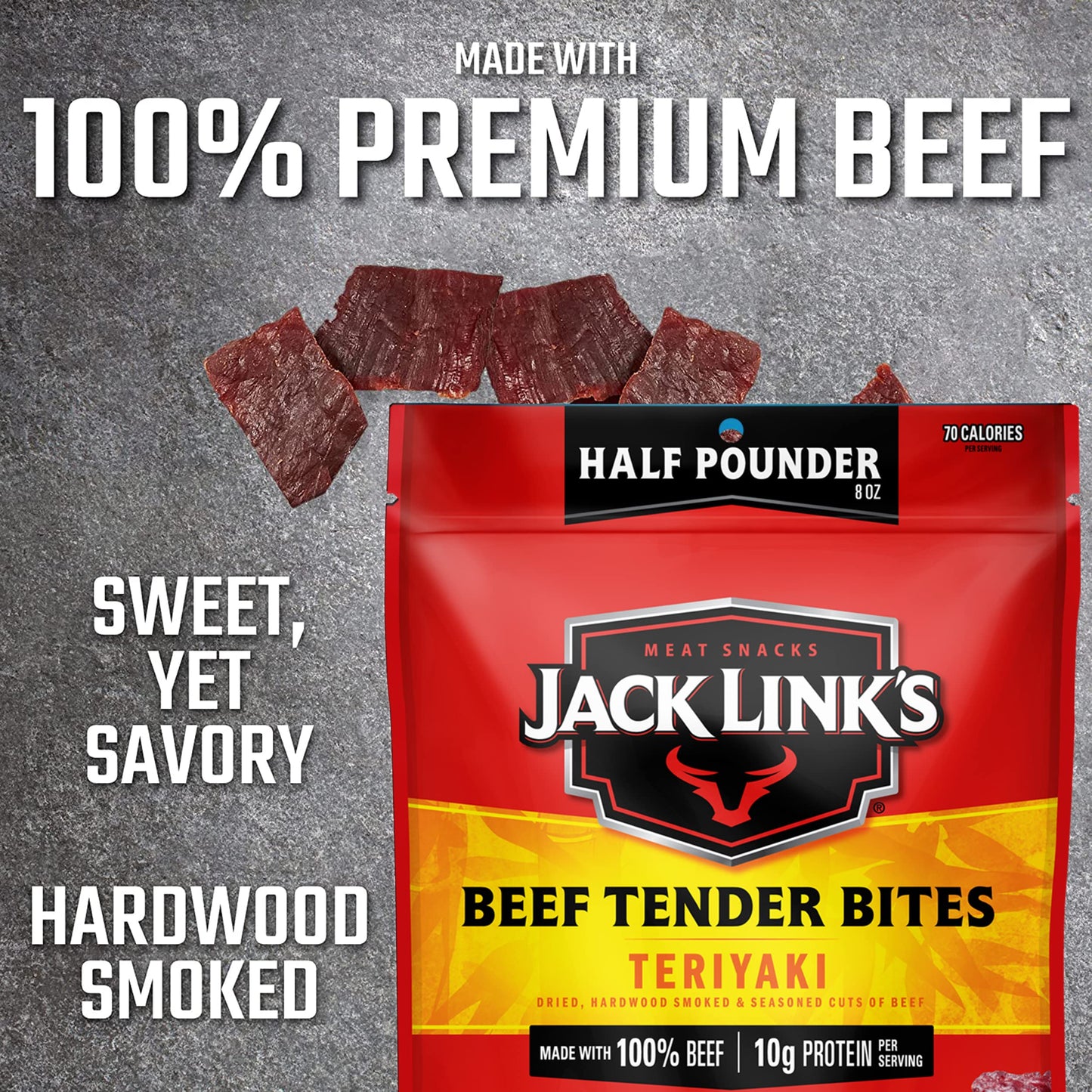 Jack_Link's_Beef_Tender_Bites,_Teriyaki,_½_Pounder_Bag_-_Flavorful_Jerky_Snack_for_Lunches,_10g_of_Protein_and_70_Calories,_Made_with_Premium_Beef_-_No_Added_MSG_or_Nitrates/Nitrites_(Packaging_May_Vary)_Meat