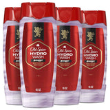 Old Spice Smoother Swagger Body Wash 4-Pack – Thoughtful Birthday Gift for Men Who Care About Grooming