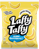 Laffy Taffy Mini Bar Bag, Banana, Chewy Taffy Candy, 3.5 oz – Nostalgic Stocking Stuffer for Adults and Teens
