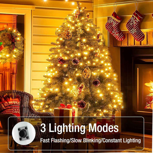 LuceAura Battery Fairy Lights – Warm White Accent Lights for Bookshelves, Mirrors, and Photo Walls, 7ft Bendable Copper Wire Home Decor