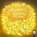 Xmars Warm White Fairy String Lights – 100ft Connectable Living Room Aesthetic, 8 Mode Dimmable Twinkle for Home Accent