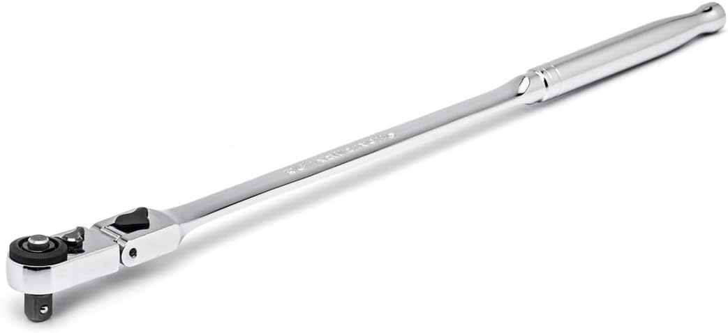 GEARWRENCH_1/4"_Drive_72_Tooth_Quick_Release_Locking_Flex_Slim_Head_Ratchet,_12"_-_81030
