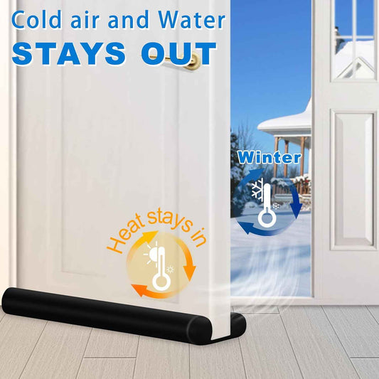 MAXTID Under Door Draft Stopper – Sleek Bedroom Door Decor That Blocks Cold Air and Noise for a Cozy Home Atmosphere