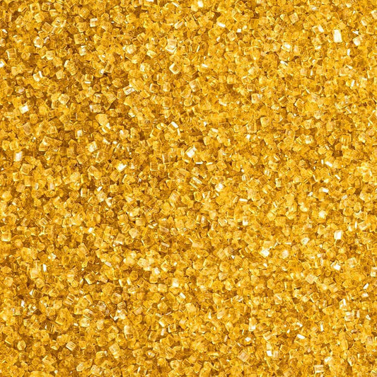 Gold Sprinkles Edible Sanding Sugar – Fun Safe Topping for Kids Birthday Cupcakes and Cookies