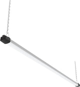 Quarterback 4FT LED Shop Light 40W Strip Work Compact Slim with Inline Switch Daylight White 5000K for Garage Workshop Basement