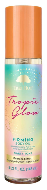 Tree Hut Tropic Glow Firming Body Oil, Hydrating Oil with Cupuacu Butter, Made with Guarana & Pistachio for Glowing Skin, 5 fl oz