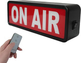ON AIR SIGN LED LIGHT Recording Sign Studio Warning Signfor (Studio/Home Studio/Company/Desk or Wall Decor). Simple and Easy ON/Off Switch Button.Up Lighted Broadcast Warning Sign Finished