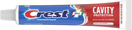 Crest Cavity Protection Toothpaste, Regular Paste, 5.7 Oz (Pack Of 2)