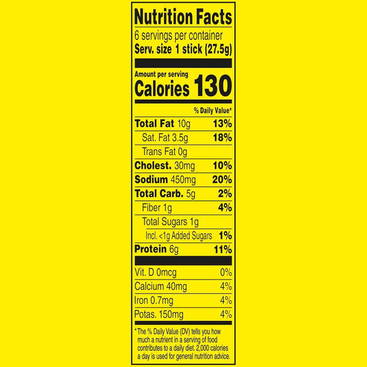 Slim Jim Giant Smoked Meat Sticks – High Protein School Snack for Lunchboxes and After Practice, 6 Count Pack