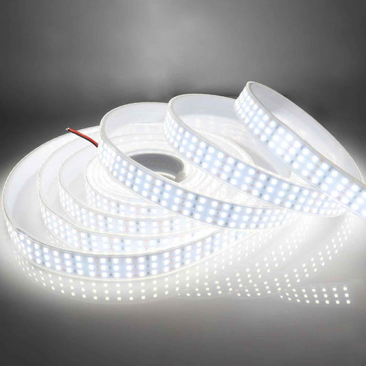 Muzata 12V Low-Heat LED Strip – Cool-to-Touch Daylight Tape for Homes with Kids and Pets