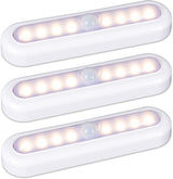 STAR-SPANGLED 3 Pack 7” Motion Sensor Lights Indoor Battery Operated, Stick on LED Light for Closet, Stairs, Under Cabinet, Cool White/Warm White/3 Color Modes