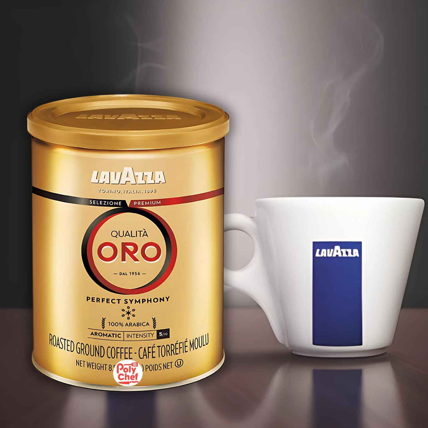 Lavazza Qualità Oro Ground Coffee, Medium Roast, 100% Arabica