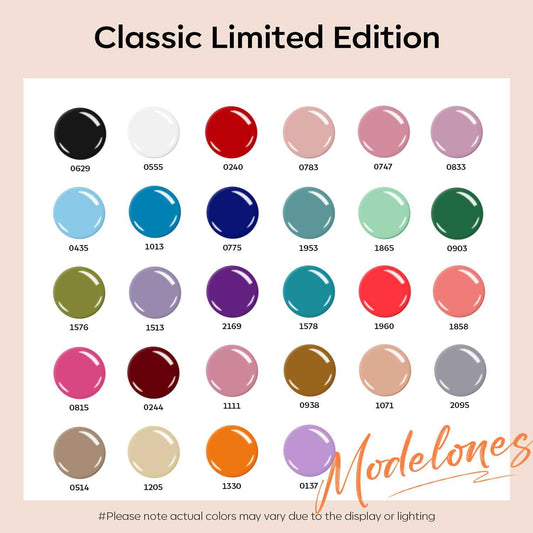 modelones 32 PCS Gel Nail Polish Set, 28 Colors Gel Polish with No Wipe Base Coat, Glitter & Glossy & Matte Top Coat Black Brown Red Purple Soak Off LED Nail Art Kit Salon at Home
