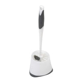 Clorox Under-Rim Toilet Bowl Brush with Corner Storage Caddy, 16 x 5 x 5.5 in