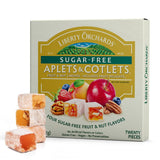Liberty Orchards, Sugar Free Aplets & Cotlets - Vegan Gourmet Snack, Turkish Delight Candy Gift Box 8 Oz.