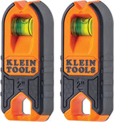 Klein Tools MSF100 Magnetic Stud Finder and Level, Compact, Wood and Metal Detector with Bubble Vial for Accurate Markings, Felt Pad Backing