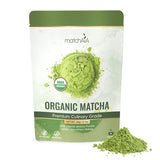 MatchAiA Premium Culinary Grade, USDA-Certified Organic Matcha, 100% Pure Green Tea Powder, Perfect for Lattes, Smoothies, Desserts and Baking, Sugar Free, Gluten Free (60g / 2.1oz Pouch)