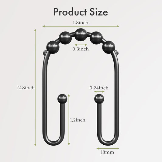 AmazerBath_Shower_Curtain_Hooks_Rings,_Metal_Shower_Curtain_Rings,_Black_Shower_Curtain_Hooks_Rust_Proof_Double_Hook_Shower_Hooks_for_Shower_Curtain_and_Liner,_Shower_Rod_Hooks_Bathroom_12Pcs
