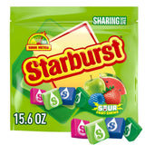 STARBURST Sour Chewy Candy Individually Wrapped Fruit Chew, Sharing Size, 15.6 Oz Resealable Bag, Easter Basket Stuffers