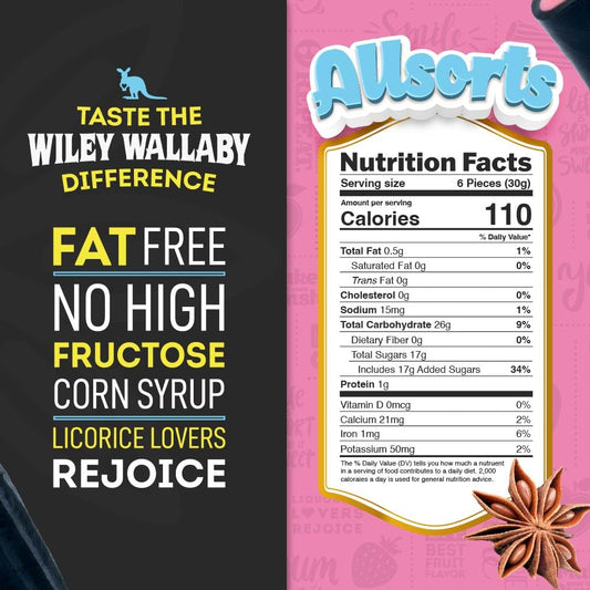 Wiley_Wallaby_8_Ounce_Allsorts_Gourmet_Australian_Style_Soft_&_Chewy_Assorted_Licorice_Candy_(1_Pack)
