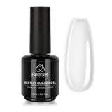 Beetles Builder Gel for Nails, Strengthening Nails Enhancement Building Apex for Beginners & DIY Salon Manicure,Clear Builder Nail Gel,LED & UV Lamp Needed