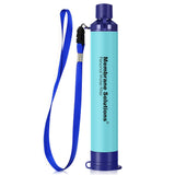 Membrane Solutions Straw Water Filter – Portable Survival Gear for Emergencies, Hiking, Camping, Travel, Hunting, Fishing, and Family Trips