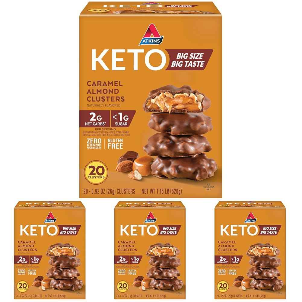 Atkins, Gluten Free, High in Fiber, 1g Sugar, 2g Net Carb, Keto Friendly