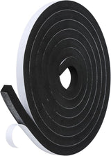 16Feet Weather Stripping Seal (1/2 Inch X 1/4 Inch) for Door Window, High Density Foam Tape, Soundproofing, Insulation Strip, Door Sealers for Door Frame- White
