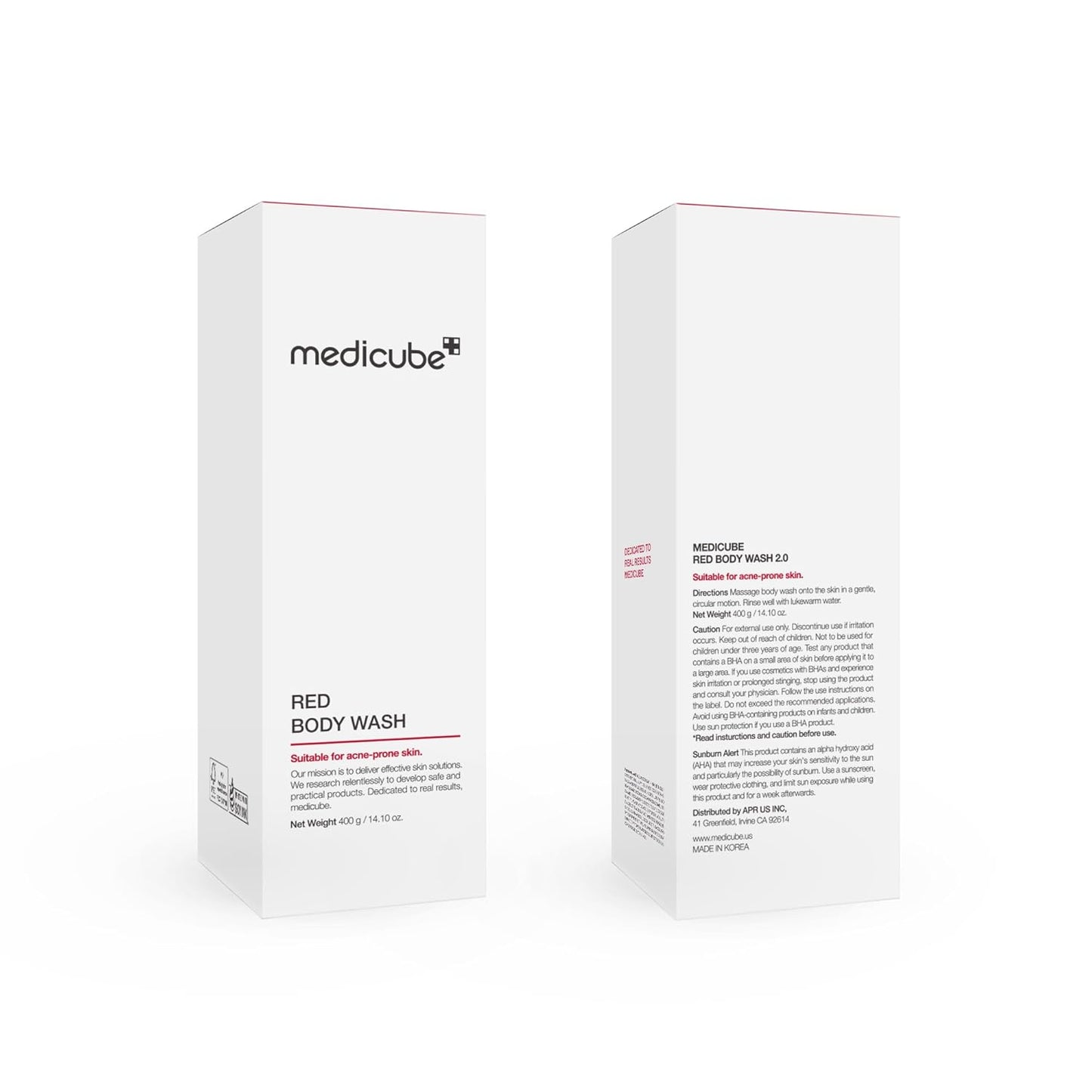 medicube_Red_Body_Wash_14.10_Fl.oz_I_Low_pH_and_Hydrating_Cleanser_with_Salicylic_Acid,_Lactic_Acid,_Niacinamide_and_Hyaluronic_Acid_Suitable_for_Bacne_Treatment_|_Korean_Skin_Care