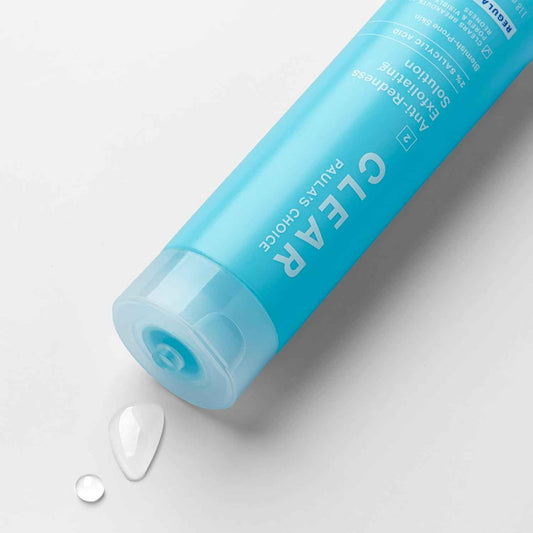 Paula's Choice CLEAR Anti-Redness Exfoliating Solution, 2% Salicylic Acid Liquid Exfoliant for Face, Face Exfoliant for Mild to Severe Acne & Breakouts, Blackheads and Clogged Pores, Fragrance-Free