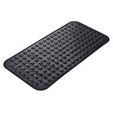 AmazerBath Bath Tub Mat, Medium Size 27.6 x 15 Inches Non-Slip Shower Mats with Suction Cups and Drain Holes, Bathroom Bathtub Mats Machine Washable