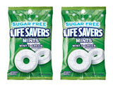 Life Savers Wint O Green Sugar Free Mints - Packaged by Kensington Valley Trading - Perfect for On the Go Snacking - Great For Sharing with Friends and Family