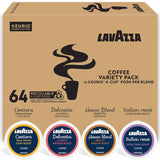 Lavazza Coffee Variety Pack – Premium Birthday Gift for Coffee Lovers, 64 Keurig K-Cup Pods