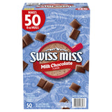 Swiss Miss Hot Cocoa Gift Box – Thoughtful Stocking Stuffer and Holiday Hostess Present for Women and Neighbors, Bulk 50 Count