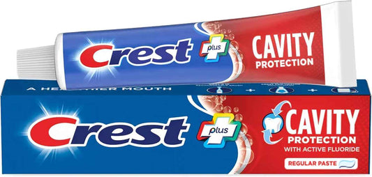 Crest Cavity Protection Toothpaste Regular - 8.2 Ounce (Pack of 4)