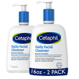 Cetaphil Face Wash, Daily Facial Cleanser for Sensitive, Combination to Oily Skin, Gentle Foaming, Soap Free, Hypoallergenic
