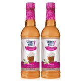 Jordan's Skinny Syrups Sugar Free Coffee Syrup, Vanilla Flavor Drink Mix, Zero Calorie Flavoring for Chai Latte, Protein Shake, Food and More, Gluten Free, Keto Friendly, 25.4 Fl Oz, 2 Pack
