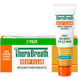 TheraBreath Deep Clean, Antiseptic Benefits, Fresh Mint Flavor, Dentist Formulated, Alcohol Free, 16 fl oz (Pack of 2)
