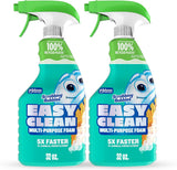 Scrubbing Bubbles Easy Clean Foaming Bleach-Free Bathroom All Purpose Cleaner, Fast-Acting Foam Cleans Limescale, Dirt and Grime on Showers, Sinks, Toilets, Tiles, Counters, & More, 32oz Spray