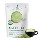 Jade Leaf Matcha Organic Matcha Green Tea Powder - 100% Pure Japanese First Harvest Green Tea for Ceremonies, Usucha, Lattes