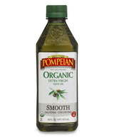 Pompeian Smooth Extra Virgin Olive Oil, Contains Polyphenols, First Cold Pressed, 16 FL Oz