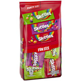 SKITTLES Original, SKITTLE Wild Berry & STARBURST Original and STARBURST FaveRed Fruity Halloween Chewy Candy Fun Size