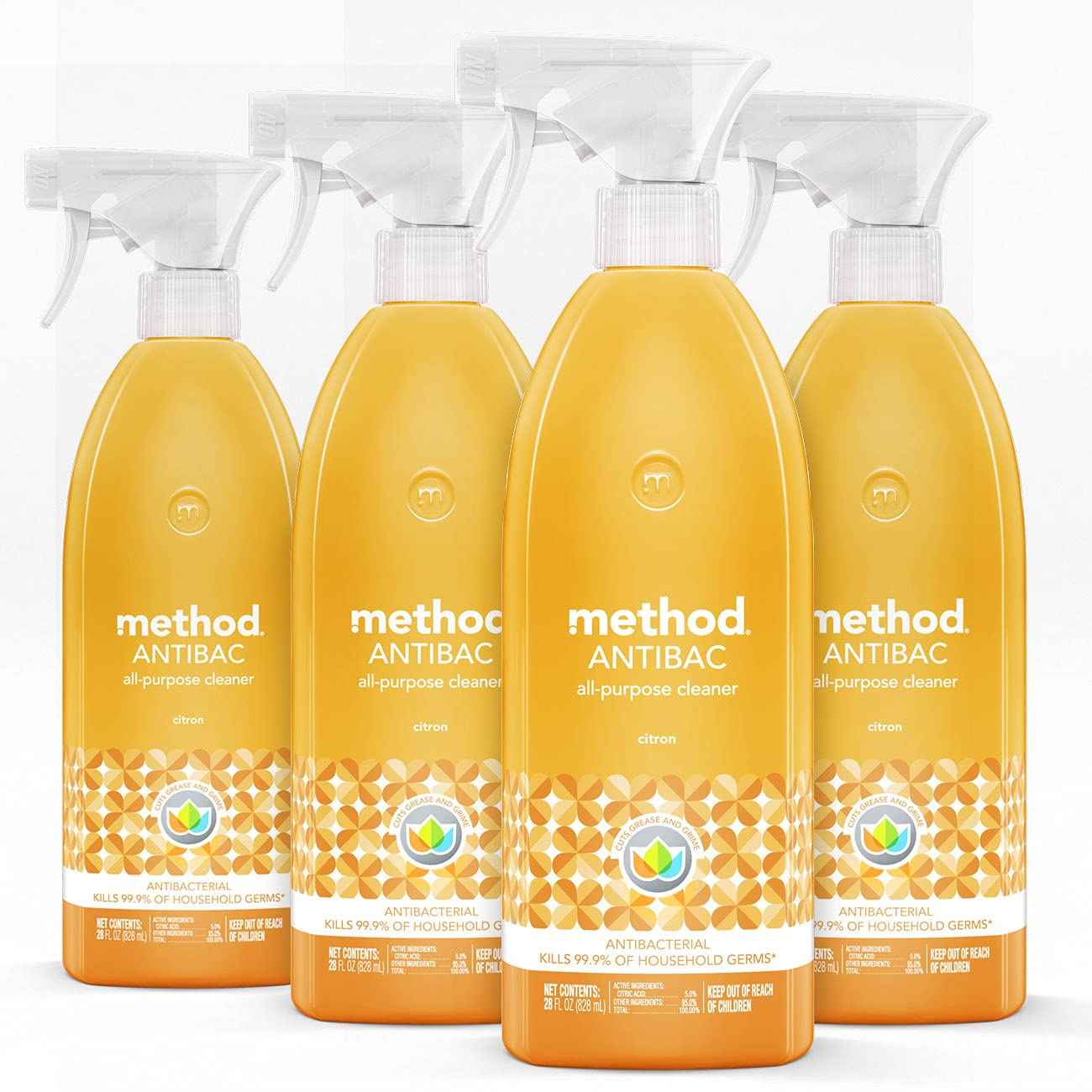 Method Antibacterial All-Purpose Cleaner Spray, Kills 99.9% of Household Germs, 28 Fl Oz