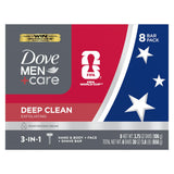 Dove Men+Care Men's Bar Soap Deep Clean More Moisturizing Than Bar Soap Effectively Washes Away Bacteria, Nourishes Your Skin 3.75 oz