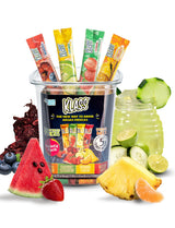 Powdered Drink Mix Klass Aguas Frescas, 44 Sugar Free Powder Packets Beverage Fruit Cucumber Mixed Juice