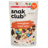 Snak Club Energizer Trail Mix with Roasted Salted Peanuts, Raisins, Chocolatey Candies, Roasted Almonds, Gluten-Free and Kosher Snack, 16 oz Resealable Bag