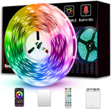 Battery Powered Led Strip Lights 13ft/20ft/2x16.4Ft USB/Battery Operated RGB LED Lights Birthday Christmas Gift with Remote for TV Backlight, Bedroom, Camping