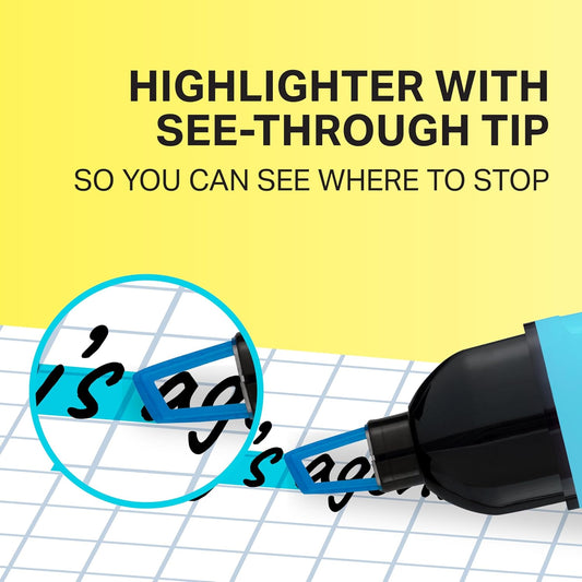 Sharpie_Clear_View_Highlighters,_Chisel_Tip,_Assorted_Colors,_4_Count
