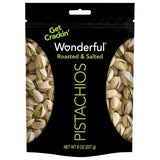 Wonderful Pistachios In Shell, Roasted and Salted Nuts, 16 Ounce Resealable Bag, Healthy Snack, Protein Snack, Pantry Staple